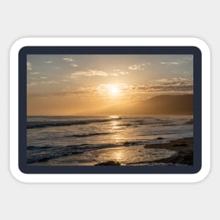 Beautiful Zuma Beach sunset, Malibu Sticker